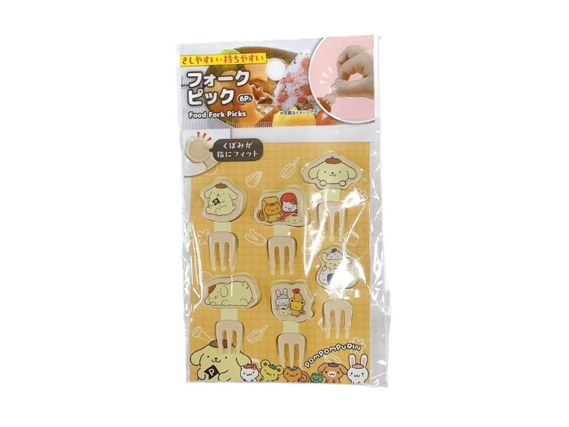フォークピック　ポムポムプリン